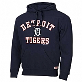 Men's Detroit Tigers Stitches Fastball Fleece Pullover Hoodie-Navy Blue,baseball caps,new era cap wholesale,wholesale hats